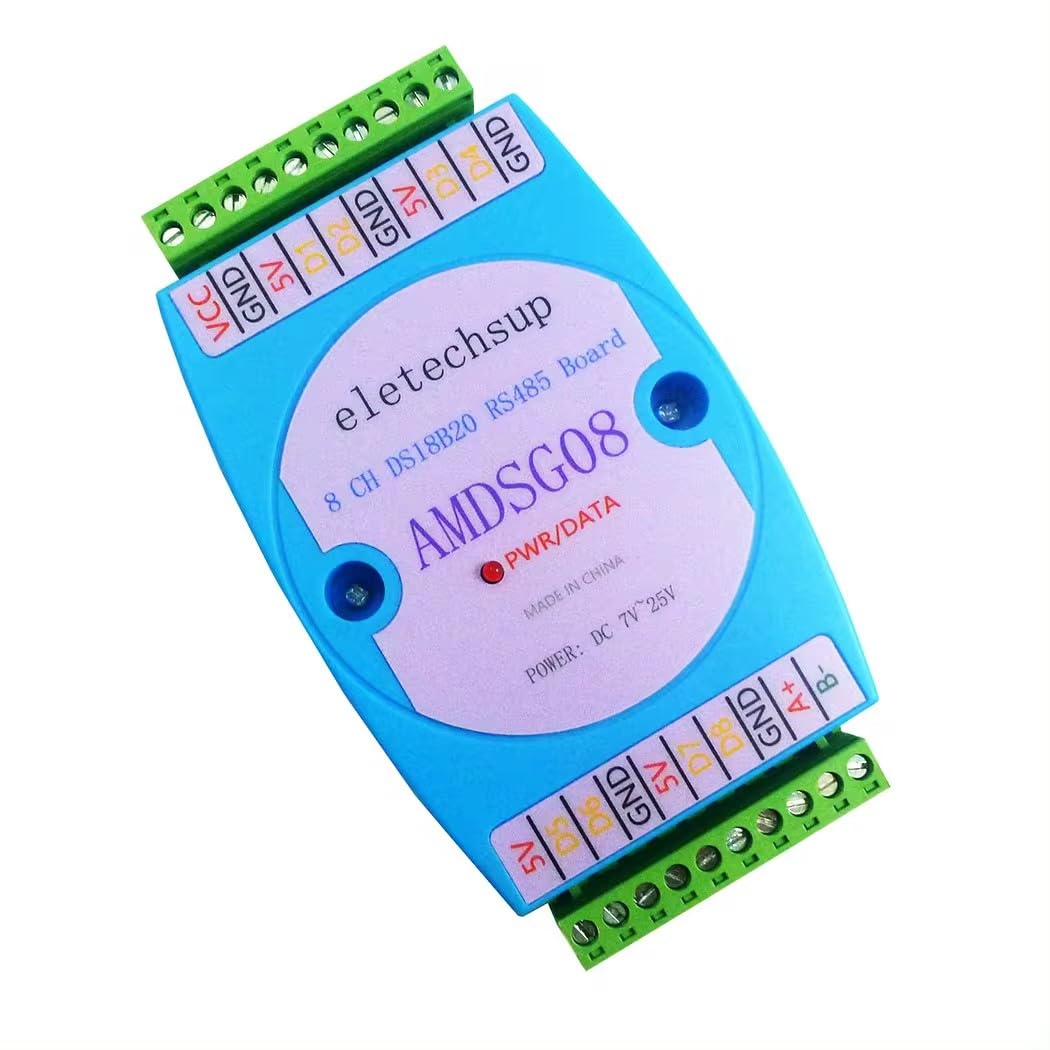 eletechsup 8CH DS18B20 Temperature Acquisition Module