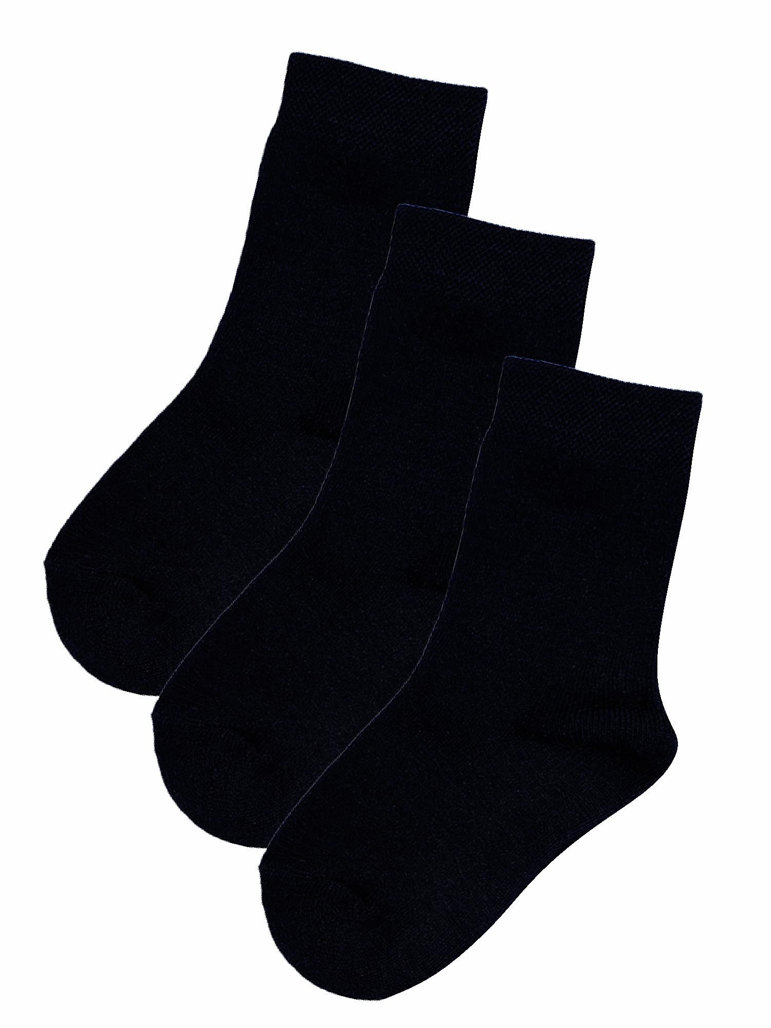 BODYCARE Unisex Kids Solid Socks Pack Of 3-image-2