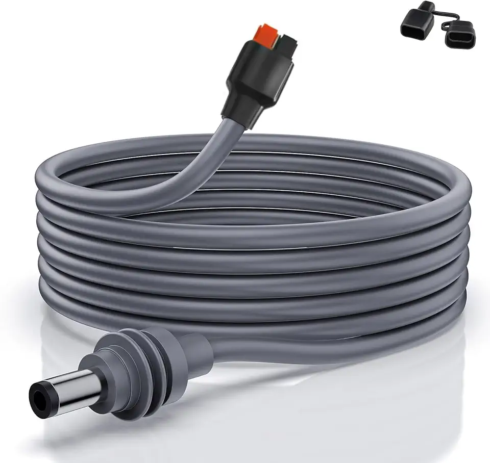 Starlink Mini cabo de alimentação CC, conector Starlink Mini DC 45A Anderson Plug para plugue CC acessórios DC5521 conector para gerador de bateria automotivo RV Gerador solar Plug and Play