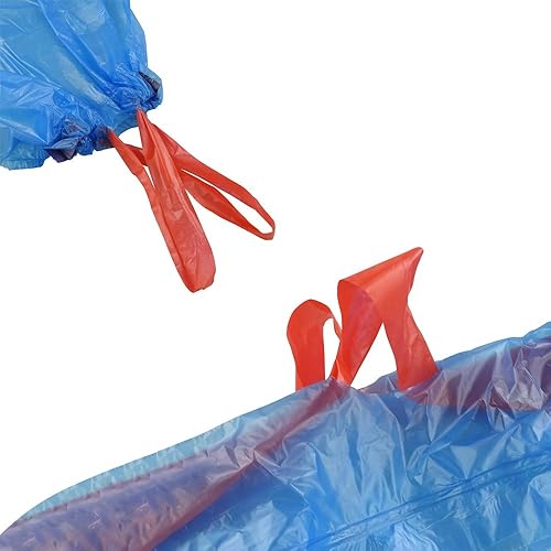 Miniatura 2 de Fiaze - Bolsas de basura con cordón de 13 galones, 200 unidades (azul)