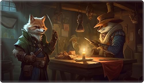 Miniatura 9 de EDGFRTOIO Tapete de juego con zonas para juegos de cartas MTG, alfombrillas de juego mágicas de mesa de 24 x 14 pulgadas, mesa de juego de mesa