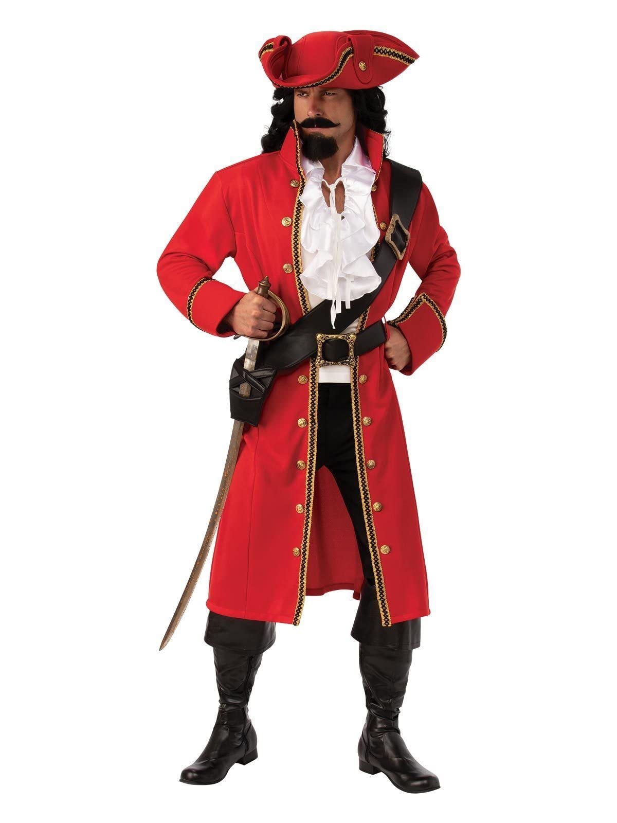 Rubie's mens Opus Collection Pirate Captain Costume Adult Sized Costumes