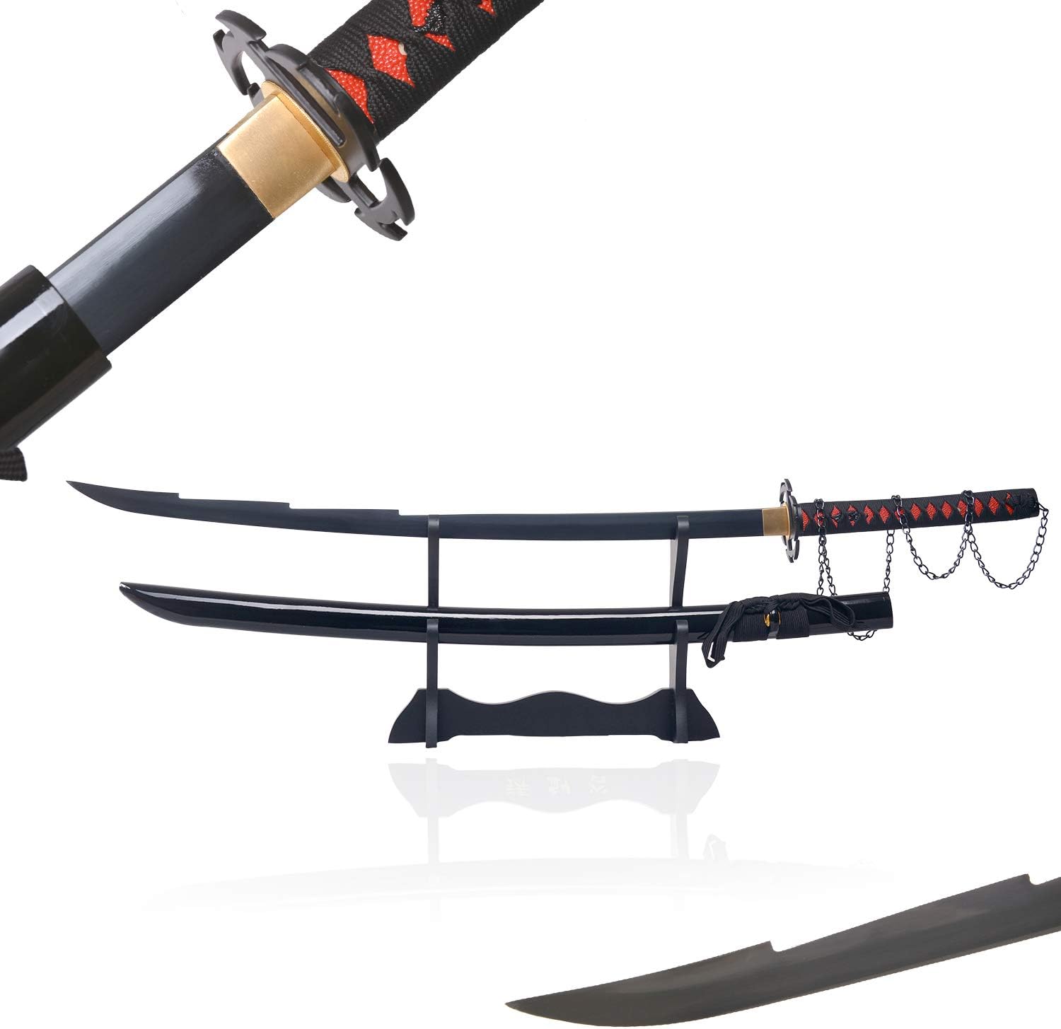 SV Handmade Sharp 1045 Medium Carbon Steel Ichigo Sword Anime Sword 43 inches