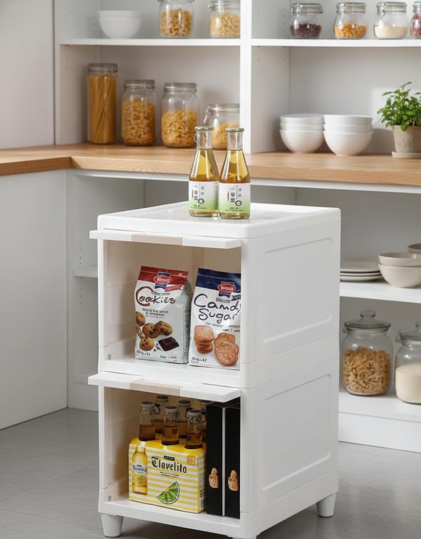 Compact Plastic Drawer Storage Cabinet Organizer Ideal for Small Rooms, Apartments, Hostels, and Dormitories Home Office Use Solution Daily Needs