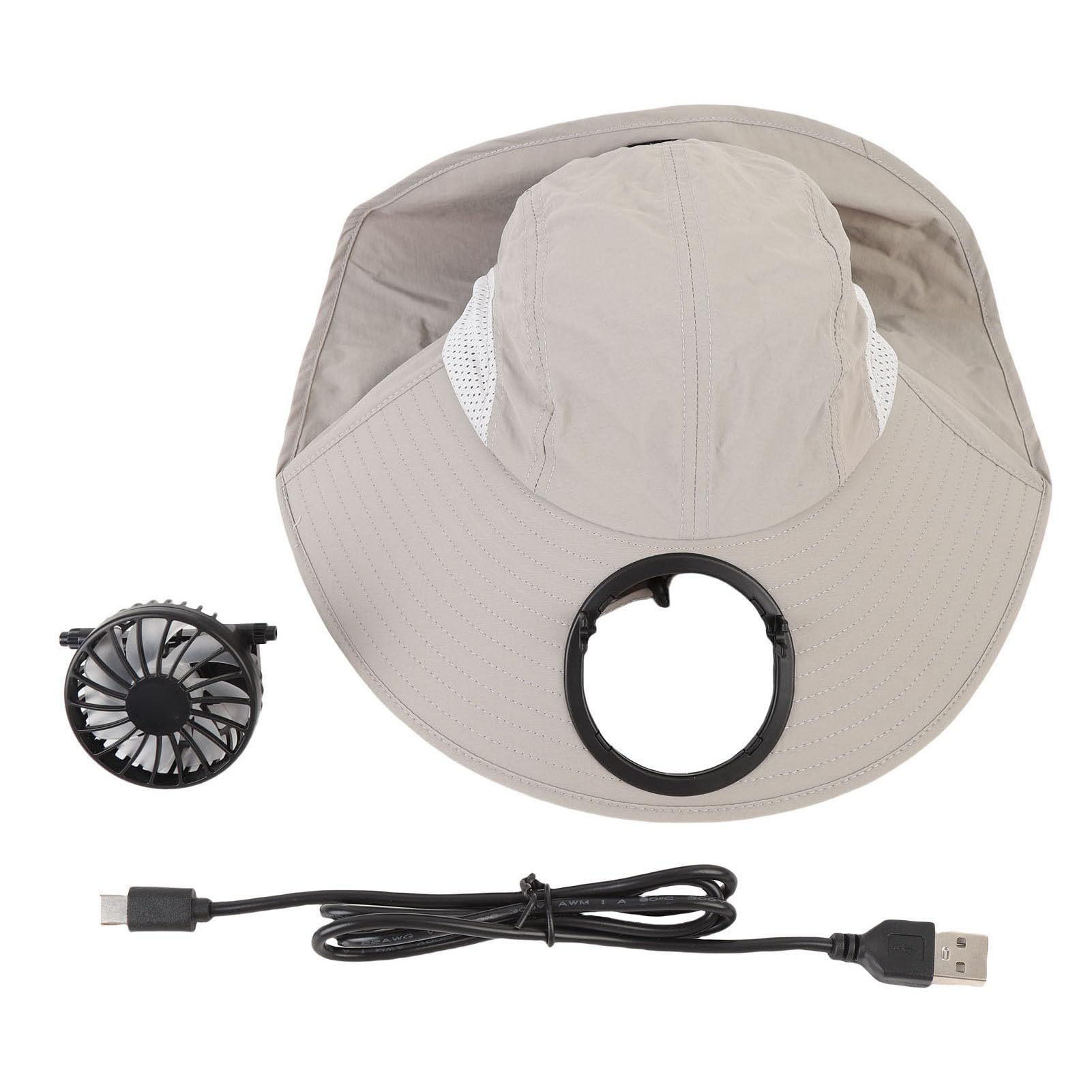 Chapeau de soleil pour hommes et femmes avec ventilateur de refroidissement