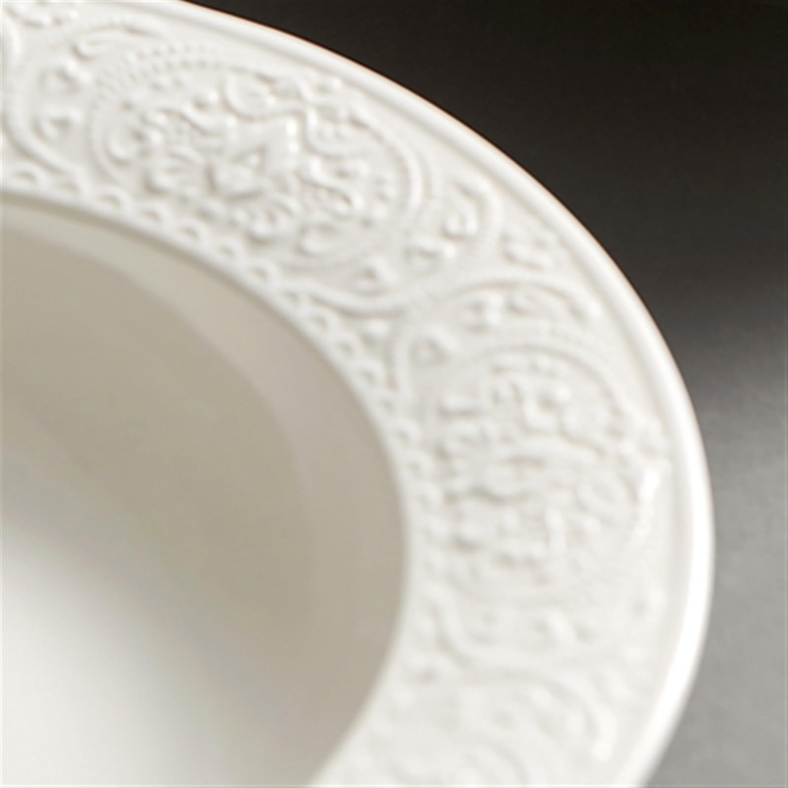 Talerze do jadalni biały ceramiczny talerz obiadowy domowy talerz na zupę okrągły głęboki talerz restauracja kawiarnia miska sałatkowa talerz deserowy talerz na przekąski talerz obiadowy (M)