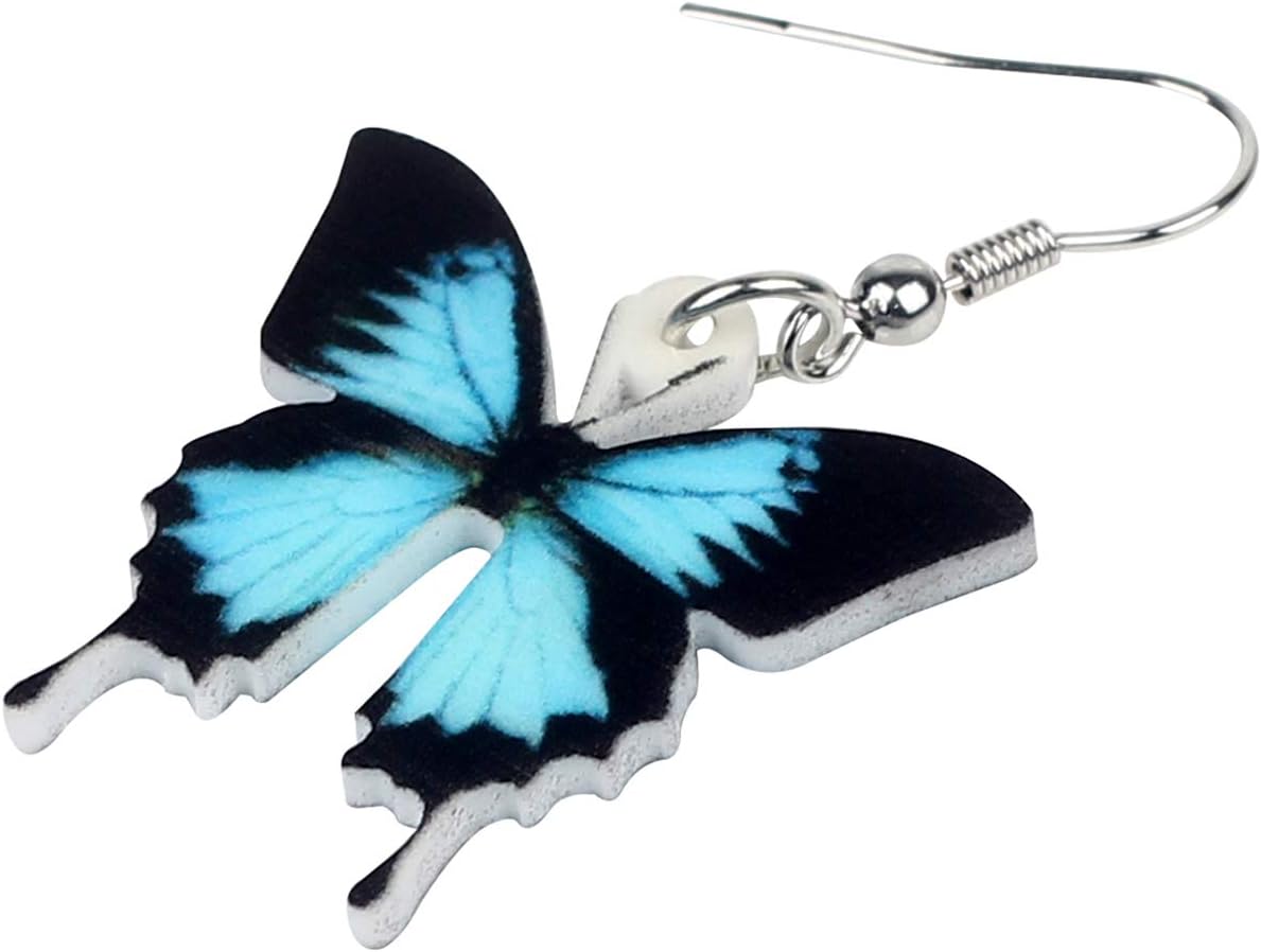 Bonsny Drop Dangle Big Monarch Butterfly Earrings Fashion Insect Jewelry For Women Gifts - Image 4