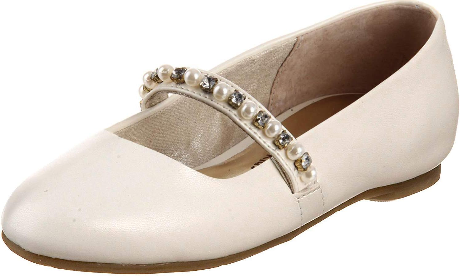 Nina Nataly Ballet Flat (Little Kid/Big Kid),Bone,2 M US Little Kid