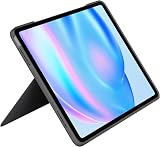 Logitech Combo Touch iPad Air 13 Zoll (M2, M3, M4) (2024, 2025, 2026) Tastatur-Case – Abnehmbare Tastatur mit Hintergrundbeleuchtung, Halterung, komfortables Tippen, Multi-Use-Modus, DEU QWERTZ - Grau - 3
