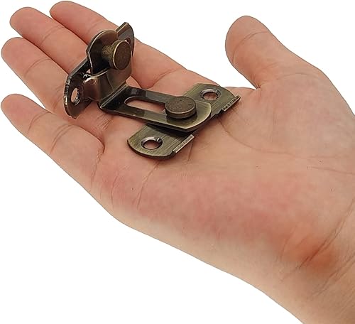 Miniatura 2 de Cerradura de puerta corredera Cerradura de puerta de granero Cerradura de puerta de bolsillo Pantalla de bloqueo de puerta Pestillo de puerta de 90