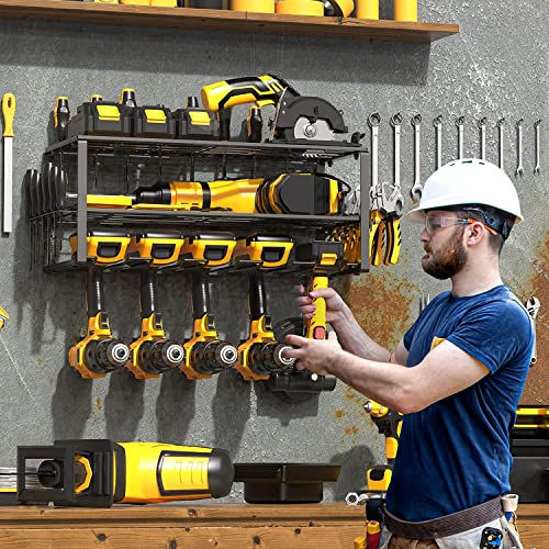 Jamiukro Armadio per attrezzi in metallo, 5 slot