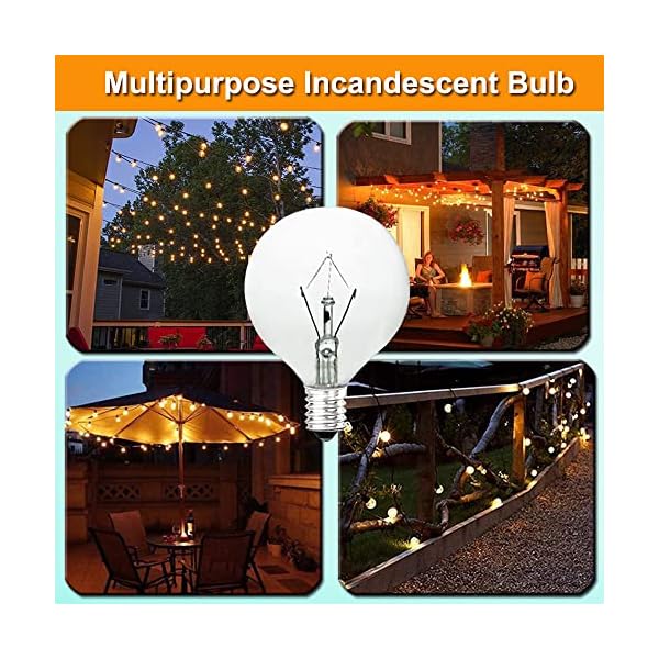 25 Watt Wax Warmer Bulbs,Bulb for Full Size Scentsy Warmer&Candle Wax Melt Warmer,E12 Base Scentsy Bulb,Warm White Wax Bulb,Dimmable ,Extra Long Life,Enough Hot Melt Wax,6 Pack – Bild 8