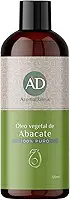 Óleo Vegetal De Abacate - Prensado a Frio, 100% Puro e Vegano | Alto Poder De Hidratação Para Corpo e Cabelo 120 ml - Aroma D’alma