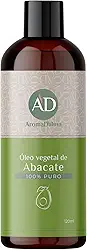 Óleo Vegetal De Abacate - Prensado a Frio, 100% Puro e Vegano | Alto Poder De Hidratação Para Corpo e Cabelo 120 ml - Aroma D’alma