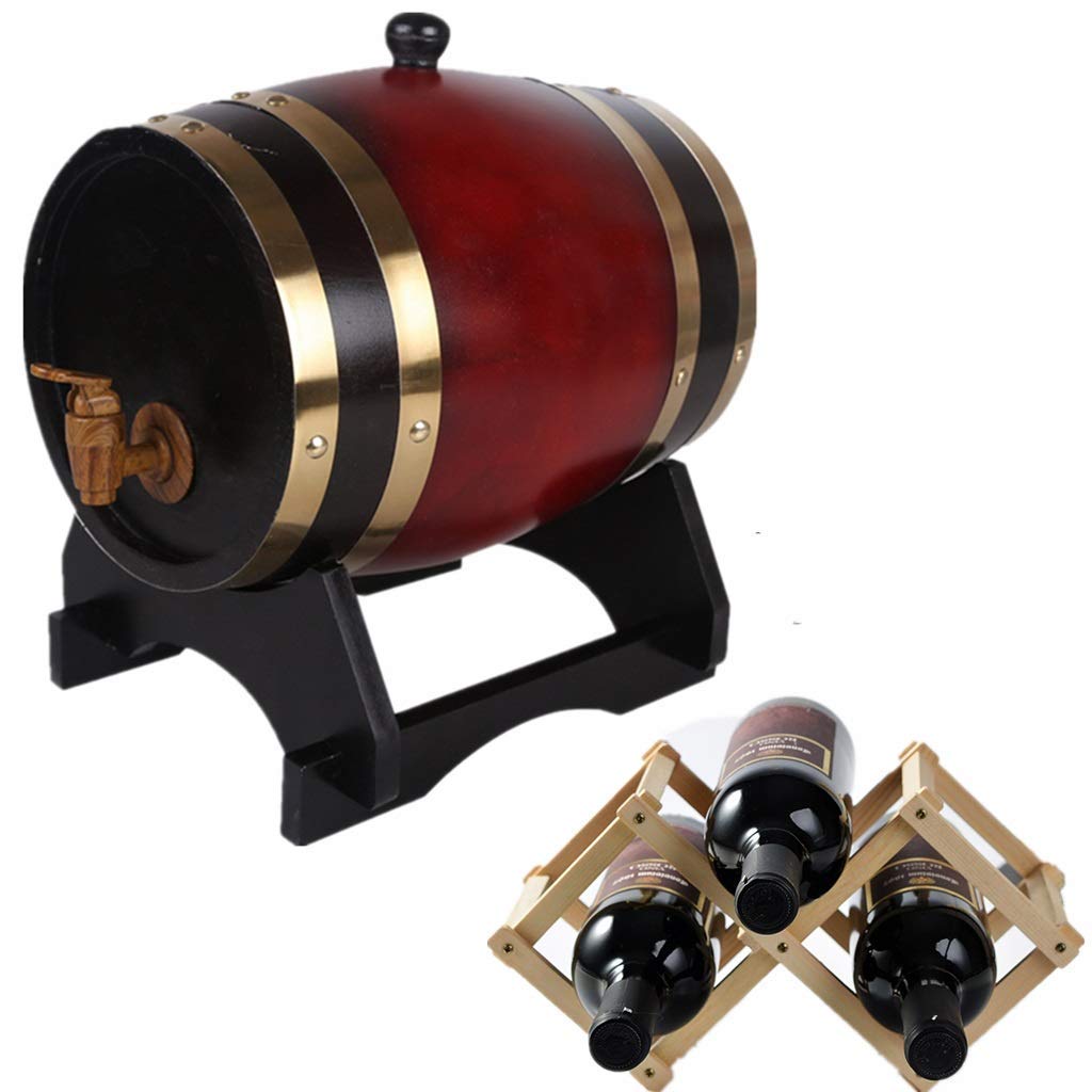 Buy Oak Wine Barrel Oak Barrel Oak Barrel, 10L Oak Storage Bucket Built