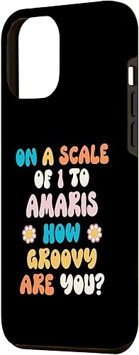 Miniatura 2 de iPhone 13 Pro Max AMARIS Cute Retro Girls Groovy AMARIS Personalized Name Case