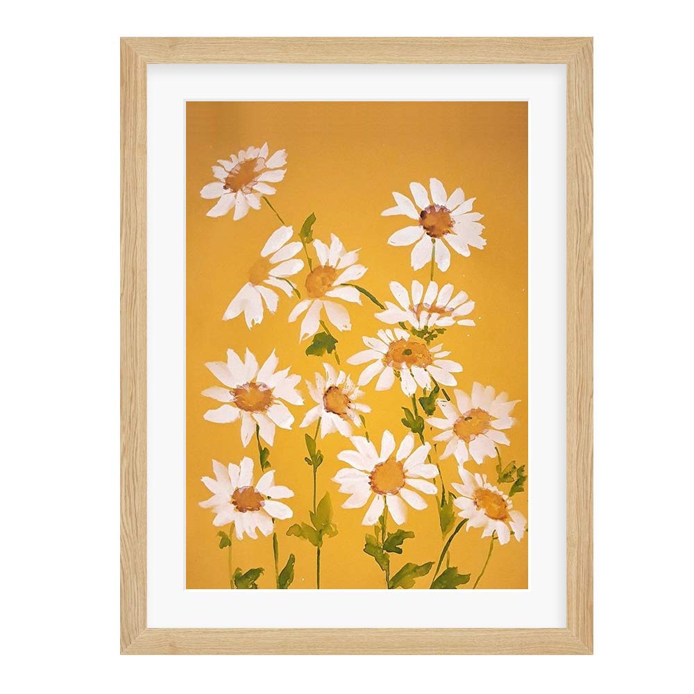 COLOSSAL ART HOUSEModern Art Framed Poster for Home & Office wall Decoration - Portrait, Wall Display (Brown, 13x17 Inch Frame with Art Print)