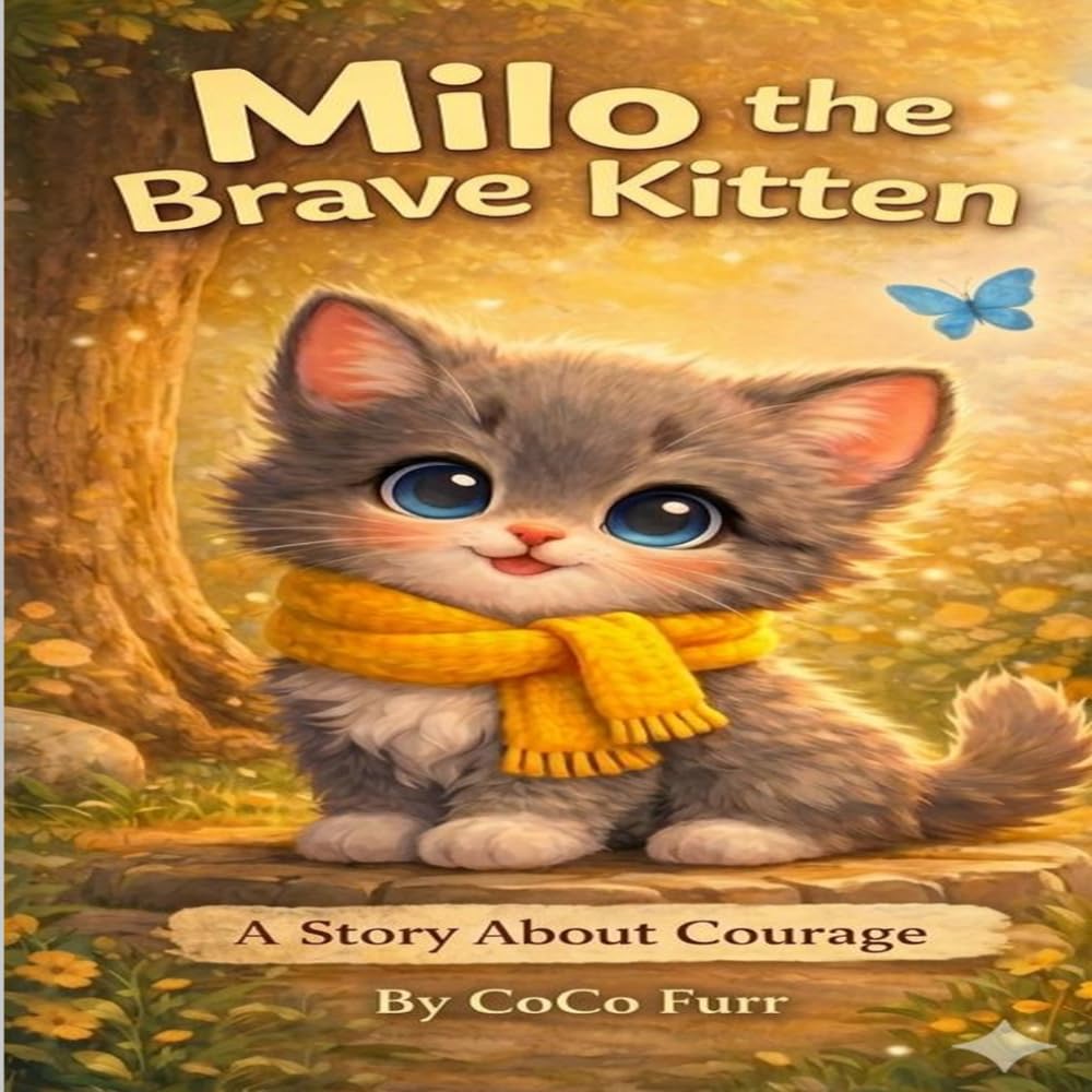 Milo the Brave Kitten: A Cute Story About Courage for Kids