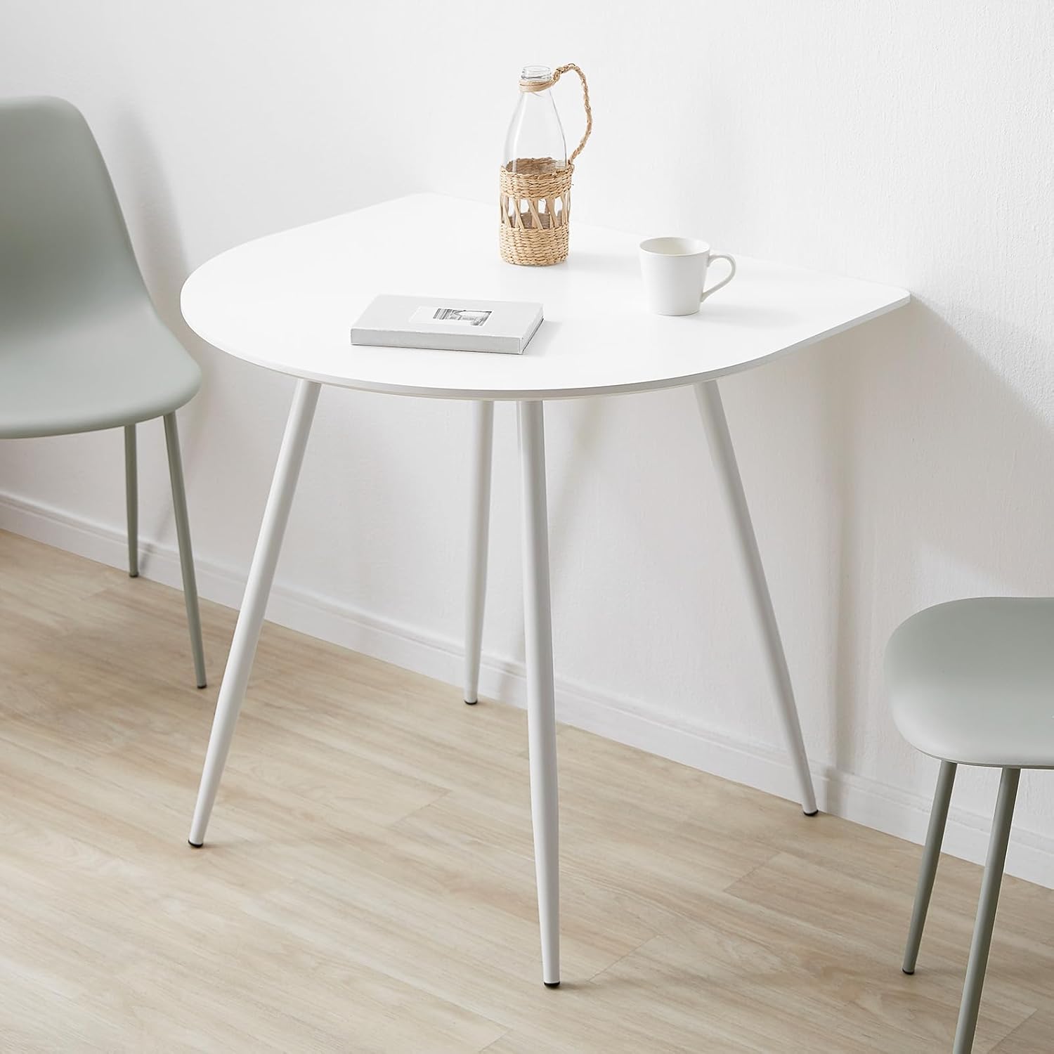 LOWYA ロウヤ ダイニングテーブル 半楕円 壁付け サークル