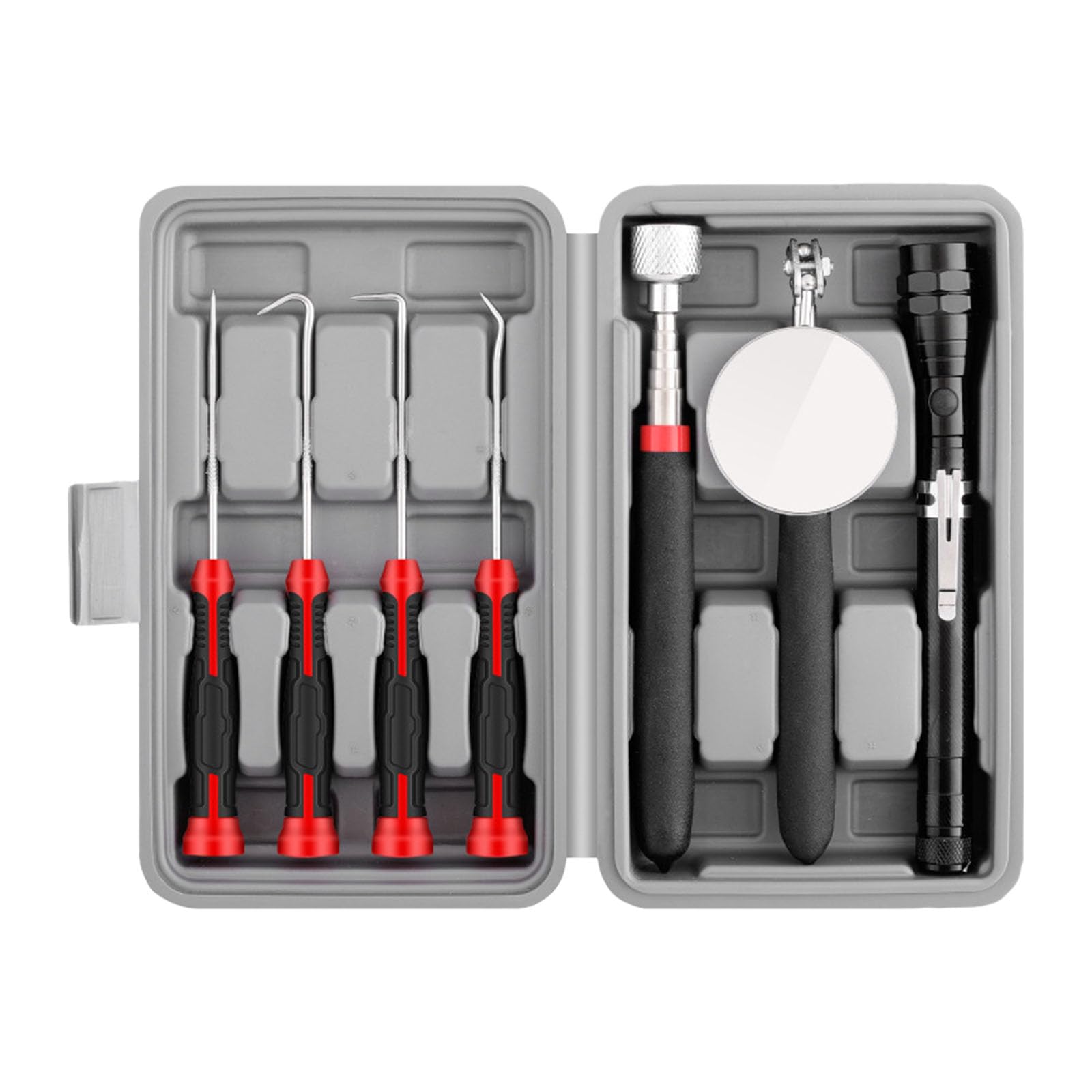 Aimants télescopiques lot de 7 outils magnétiques flexibles avec étui de rangement compact