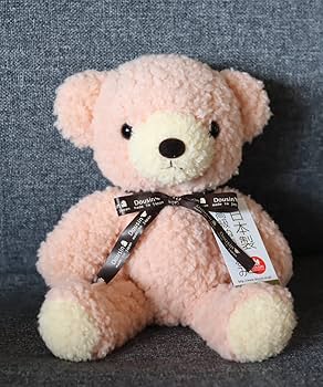 Amazon.co.jp: 童心タグリボン付き クマのフカフカM ローズ 日本製