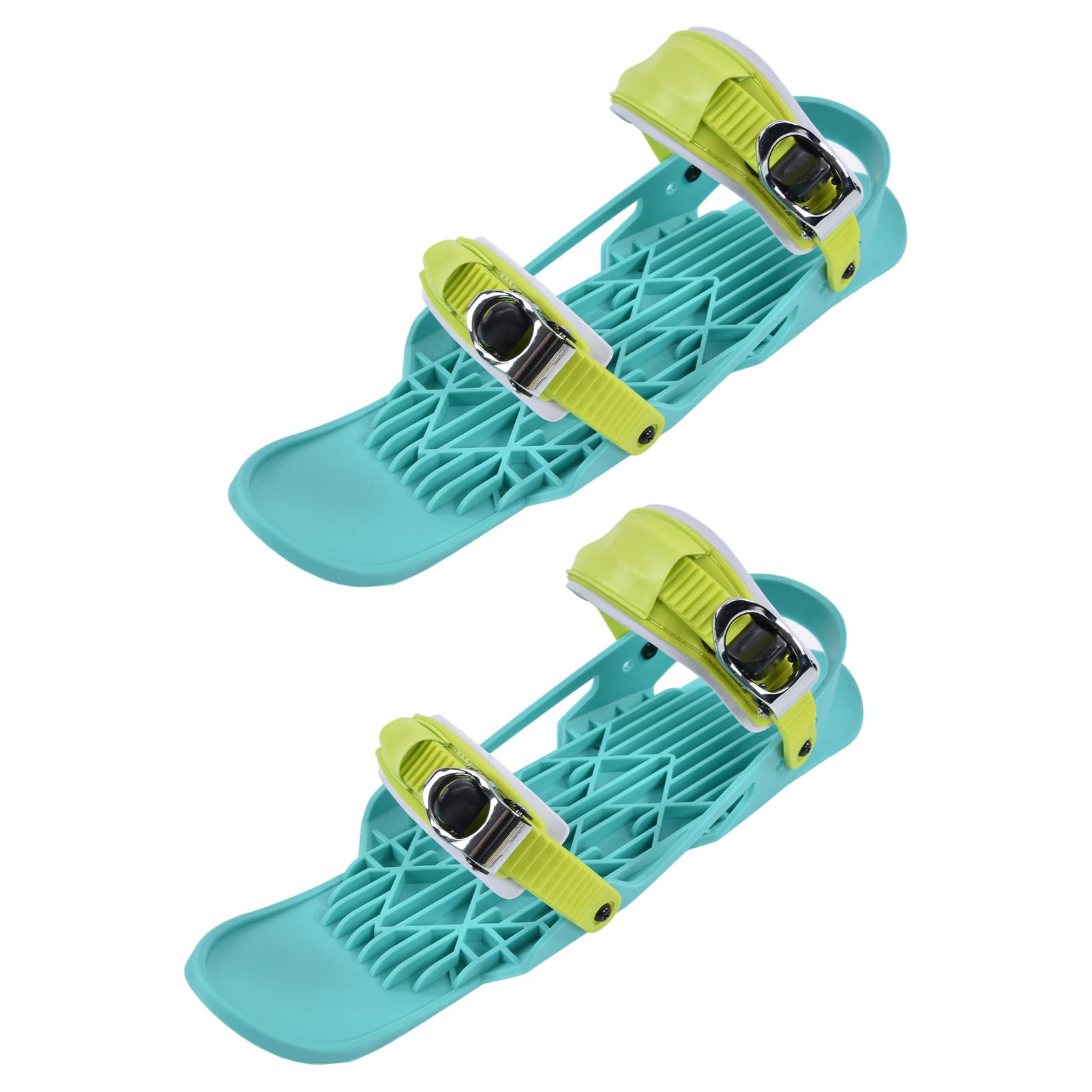 Mini pattini da sci, scarpe da snowboard regolabili in nylon per scarponi da sci o scarpe invernali, attrezzatura portatile per discesa, parchi neve escursionismo