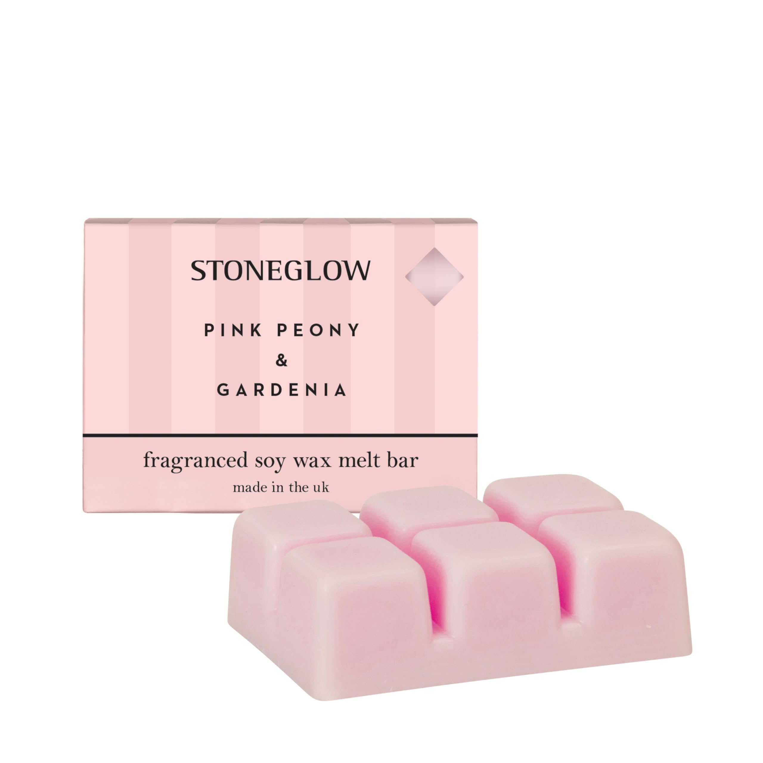 Stoneglow Pink - Modern Classics Collection - Peony & Gardenia Soy Wax Melt Bar - (Pink)