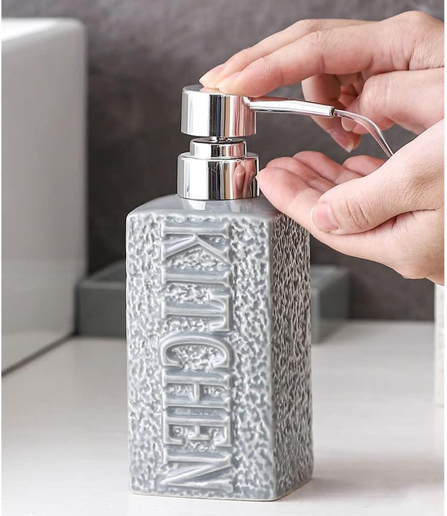 Shampoo da Stampa di Lusso Leggero in Ceramica 350 ml, Decorazione for Bagno, Cucina casa