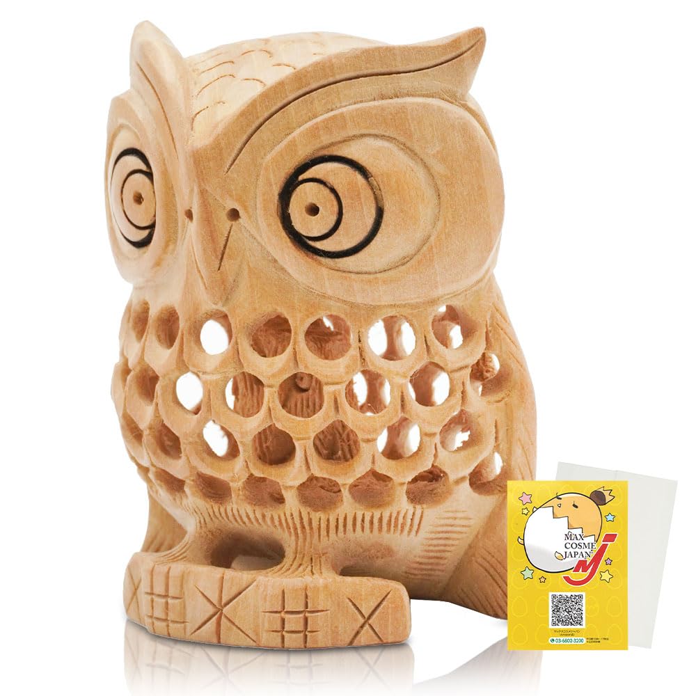 置物　玄関風水　フクロウ大 Amazon.co.jp: マックスコスメジャパン フクロウ 梟 福籠招福