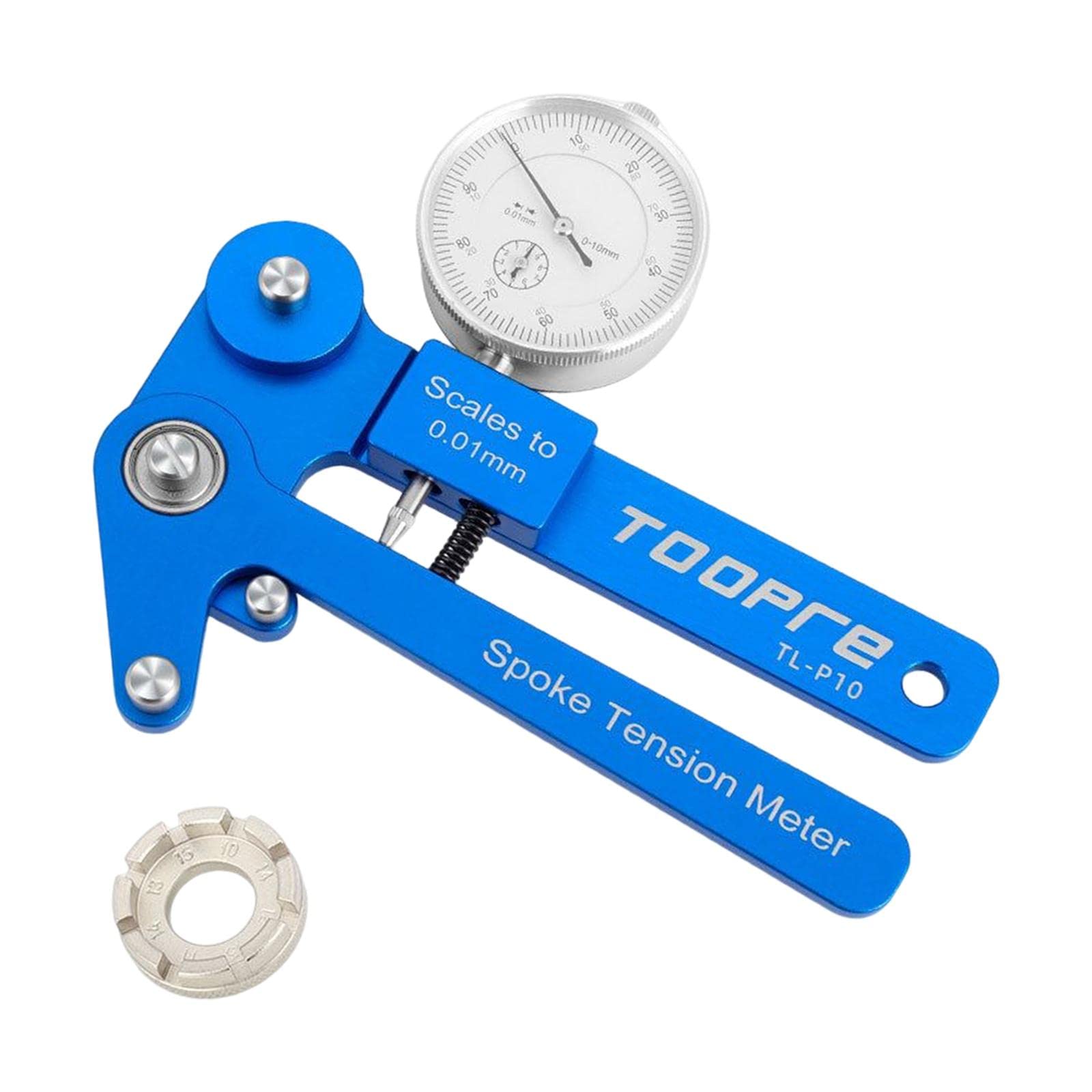Harilla Vélos Tension Mètre Rayons Outil de Calibrage Durable Vélo de Route Indicateur Mètre VTT Jante Réglage Tensiomètre Vélo en Alliage D'aluminium
