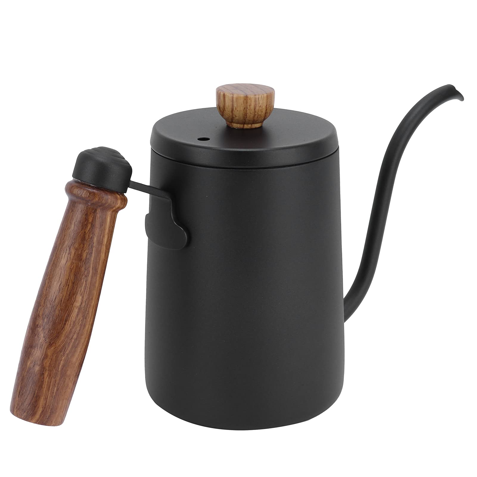 HMTE Cafetera para Verter, cafetera Duradera en Uso para la Cocina del hogar. (Juego Negro de 7 Piezas)