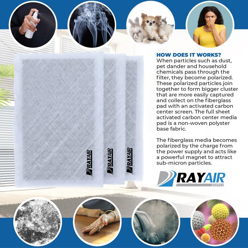 Image of RAYAIR 16x25 Filter Pads Compatible with Dynamic