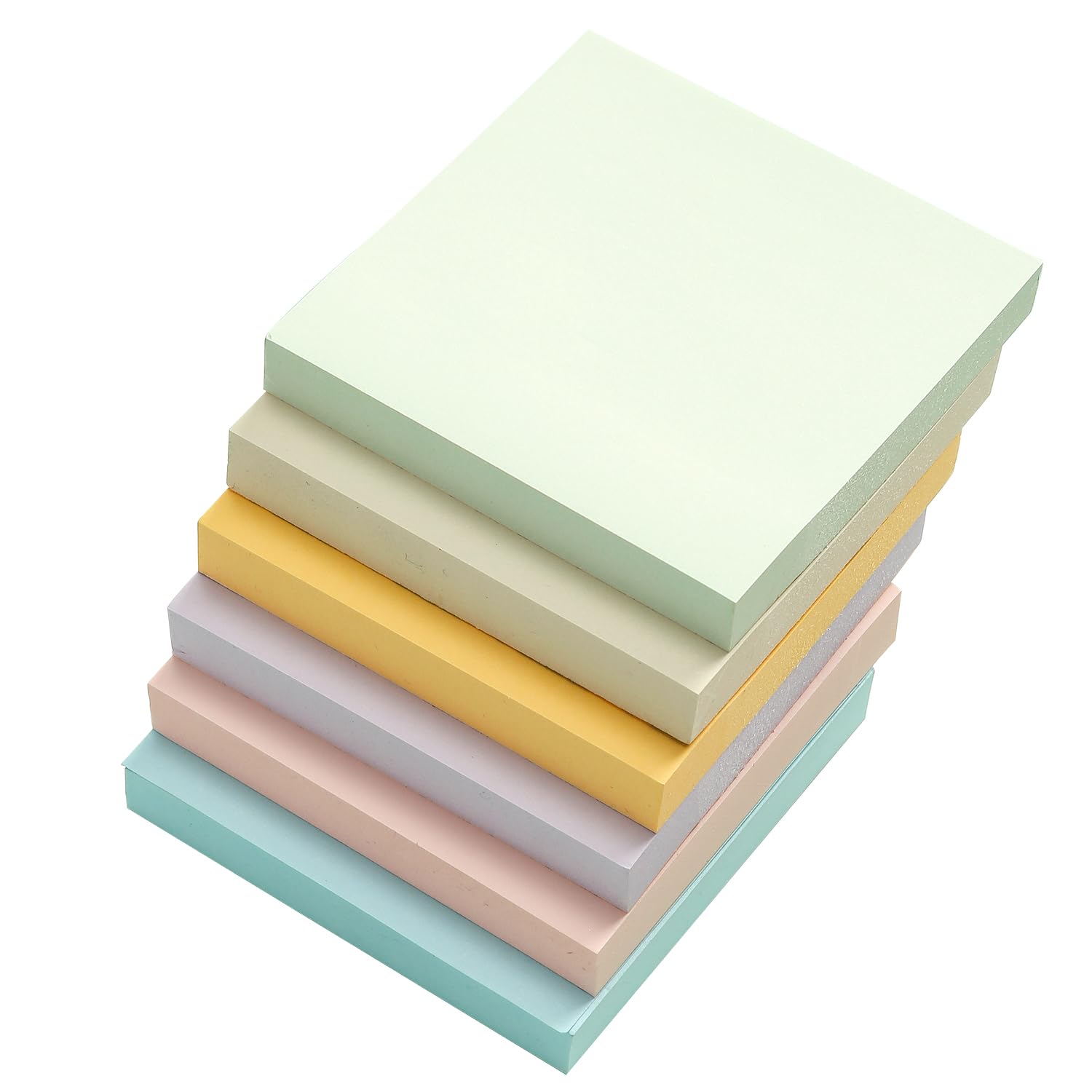 M&G Sticky Notes 3x3 inch, 6 Bright Colors Self-Stick Notes 6 Pads, Strong Adhesive, Easy to Post for Home, Office, Notebook, Markers, 100 Sheets/pad Total 600 Sheets