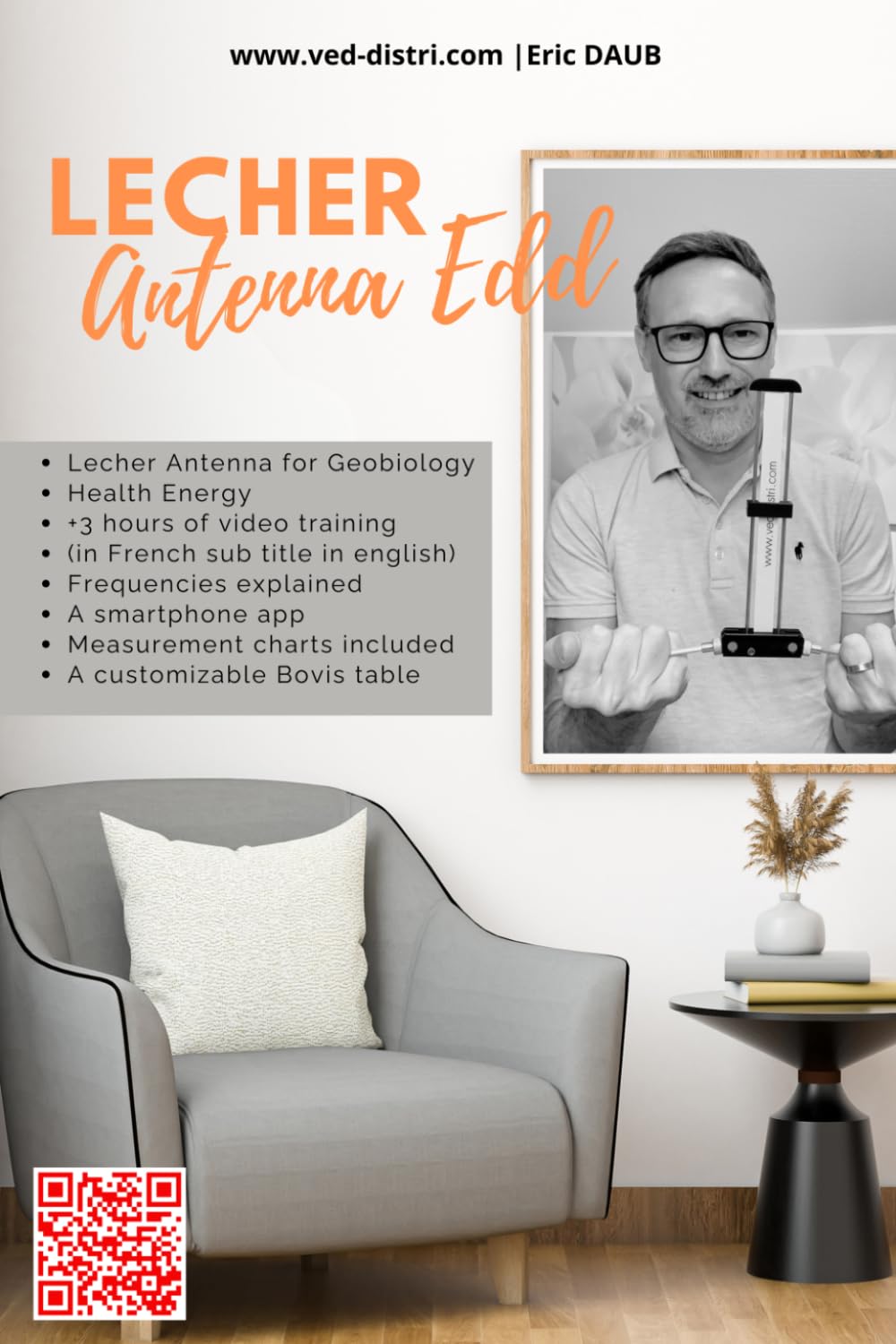Lecher Antenna EDD — The Complete Method by Eric DAUB: From Beginner to Practitioner, an interactive guide with videos to master the Lecher Antenna ... to start in geobiology and bioenergy.