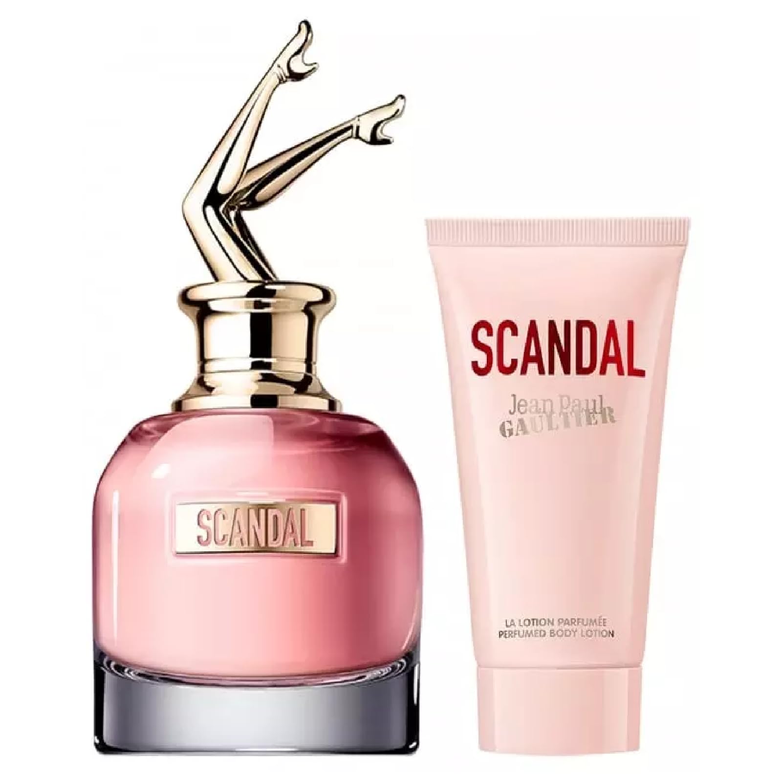 Jean Paul Gaultier Scandal 2-Piece Set for Women, (1.7 Oz Eau De Parfum Spray + 2.5 Oz Perfumed Body Lotion)