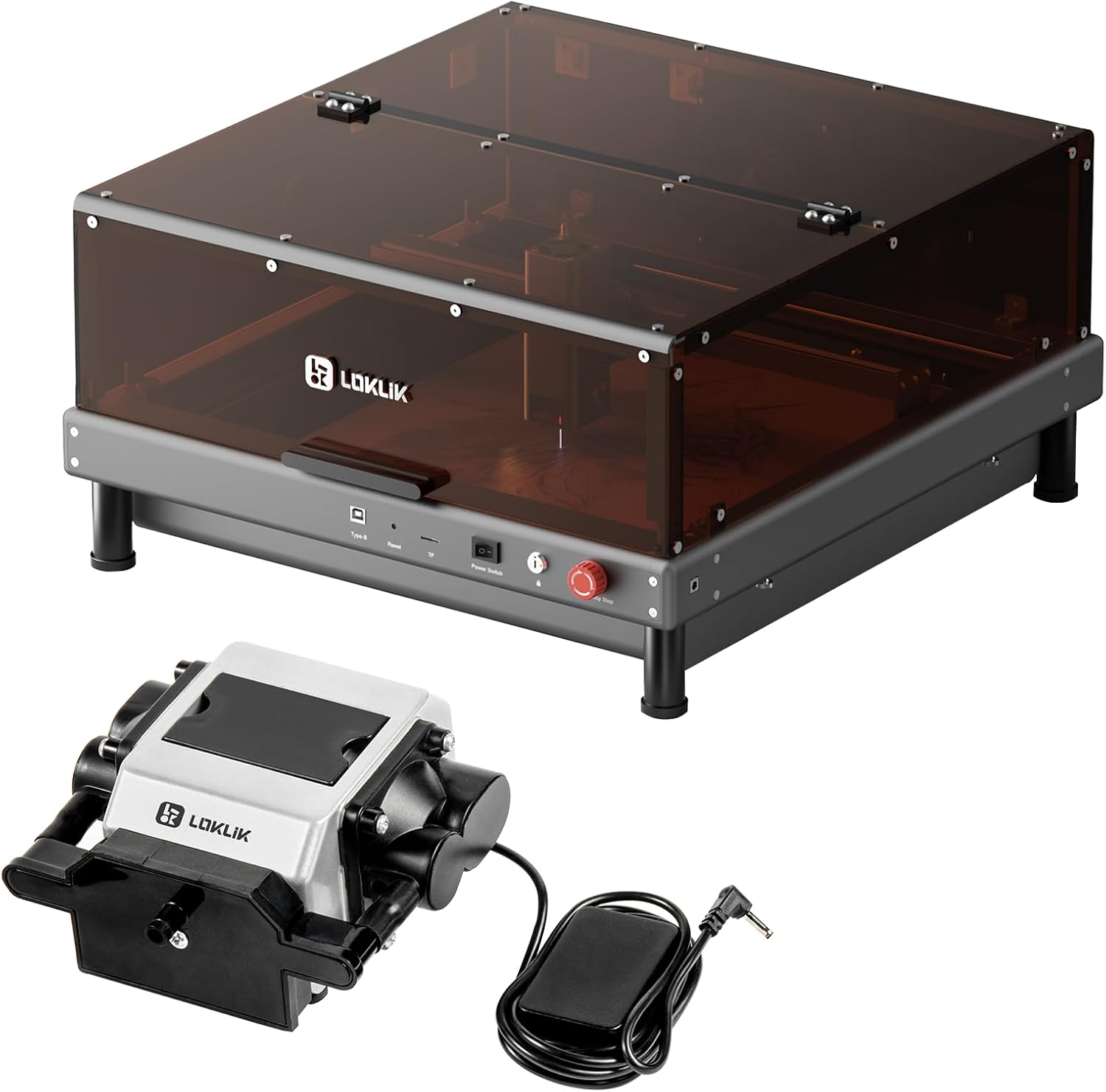 【Premium All-in-One Bundle】 LOKLiK iEngrave Machine - Cover & Air Assist