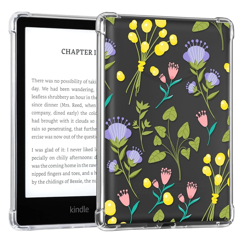 CoBak Case for All New 6 Inch Kindle 2024 and 2022 (11 Generation) - PU Leather Smart Cover, Auto Sleep and Wake, Premium Protective Case for Kindle Basic,Gaseous Argent