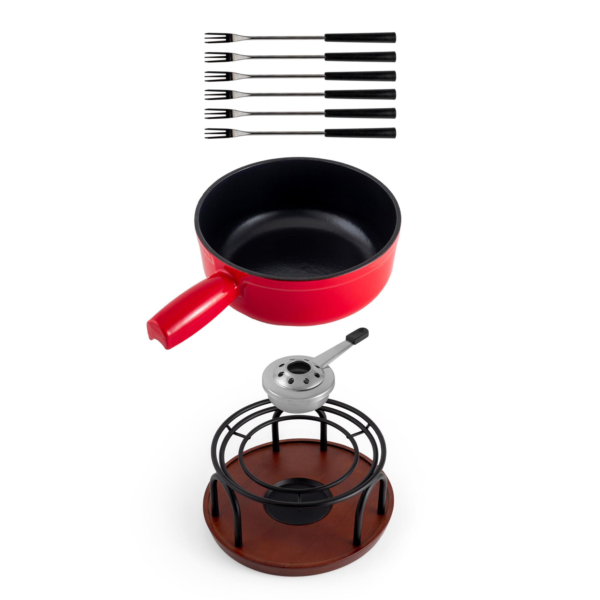 Swissmar Ticino Cast Iron Fondue Set