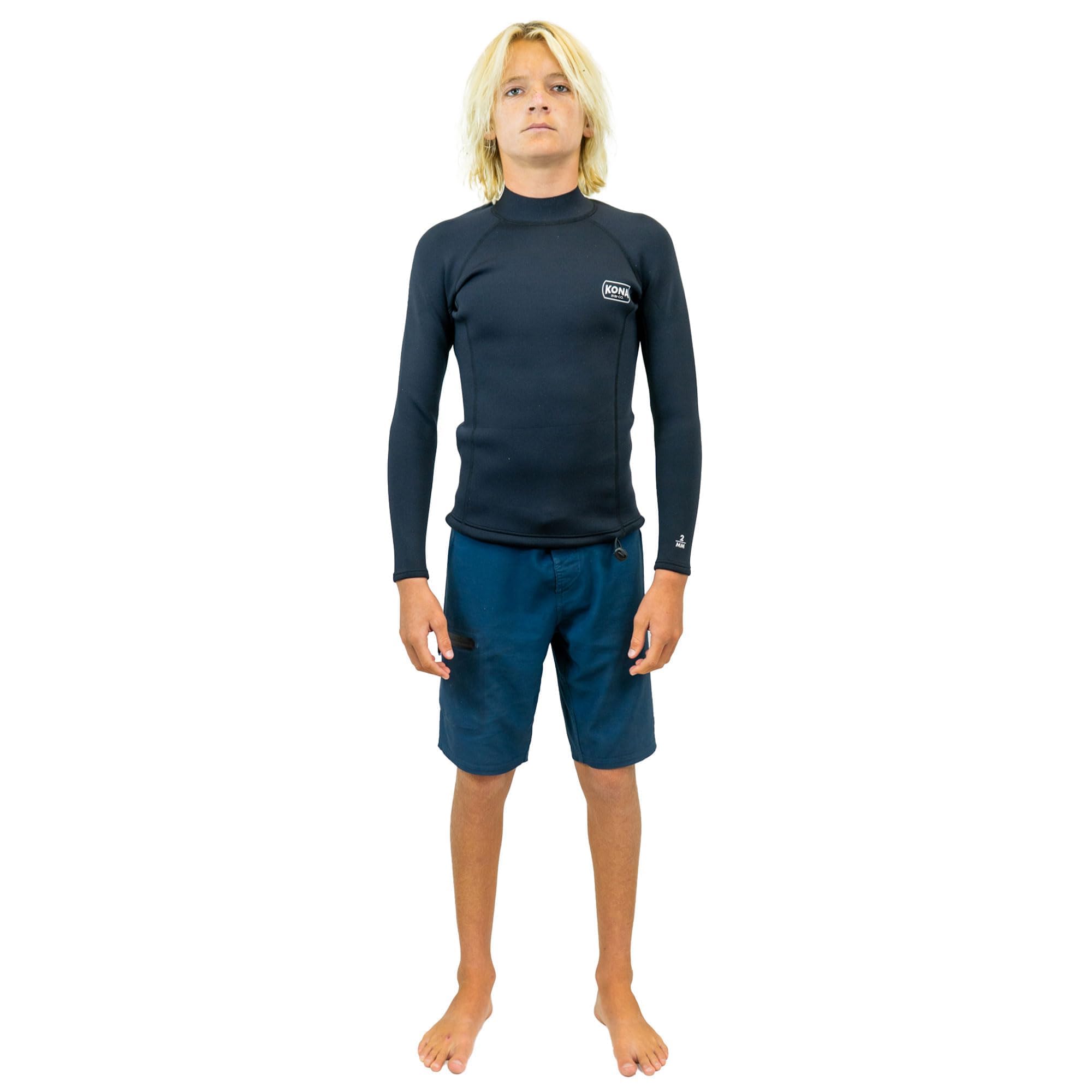 KONA SURF CO. All Day 2MM Neo L/S Jacket Mens Wetsuit Top