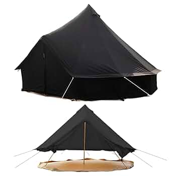 Kanggogo 4m ベルテント ワンポールテント 4~8人用　ポリコットン Amazon | Kanggogoベルテント 4m TC テント ポリコットン