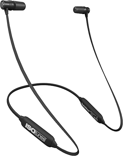 ISOtunes Auriculares Xtra 2.0 protección auditiva Bluetooth compatible con OSHA, aislamiento de sonido NRR de 27 dB, límite de volumen de 85 dB,
