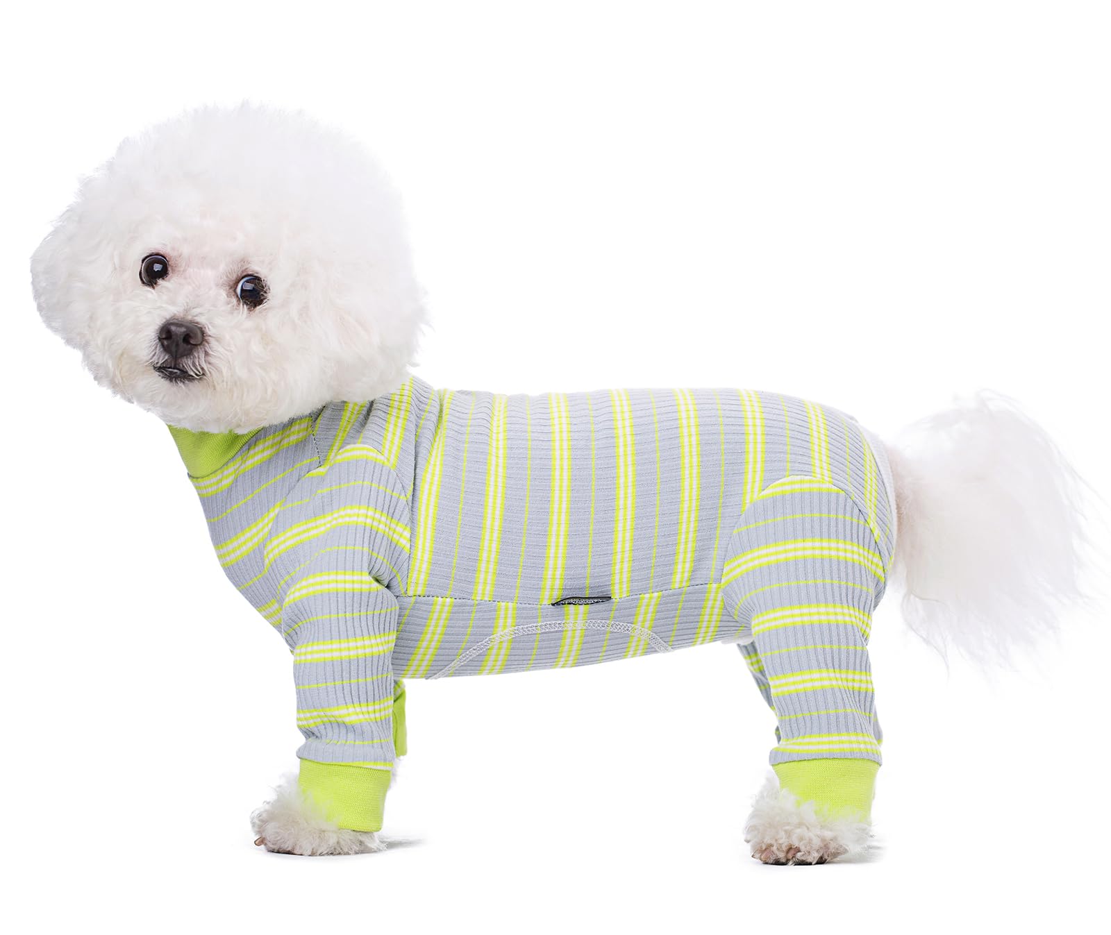 BT Bear Dog Recovery Suit,Elastic Puppy Small Dogs After Surgery Onesie Protect Joints Anti Licking for Female Male Dogs,Pets Pajamas PJS Bodysuit for Cats Small Medium Dogs,Green XL — image 1