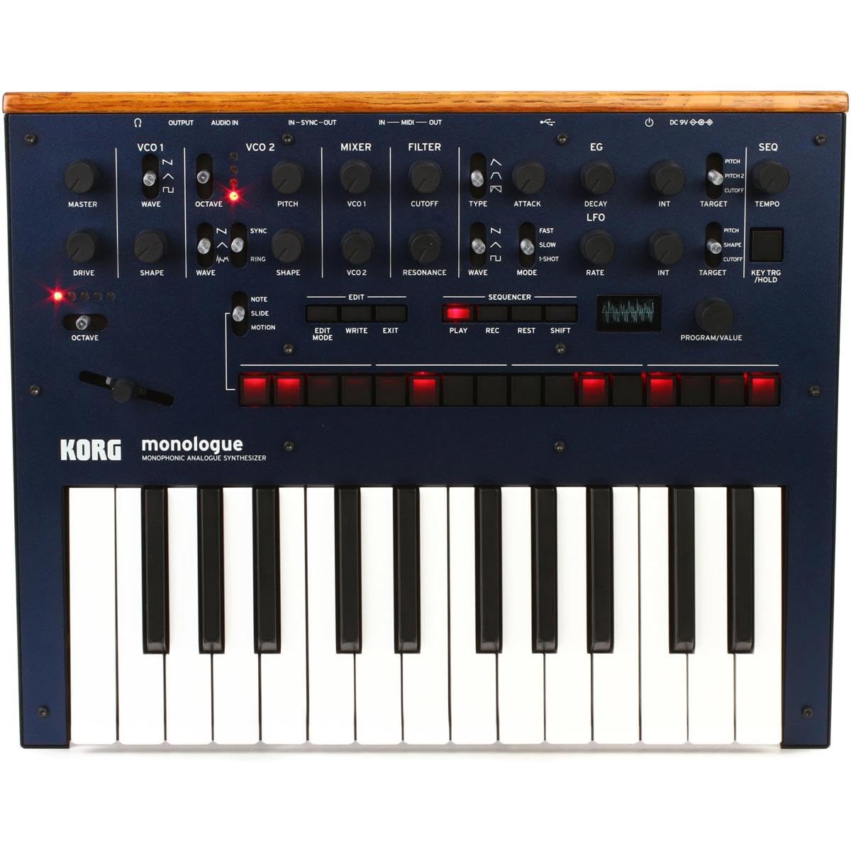 鍵盤楽器 KORG monologue BL Korg monologue Monophonic Analogue Synthesizer - Black