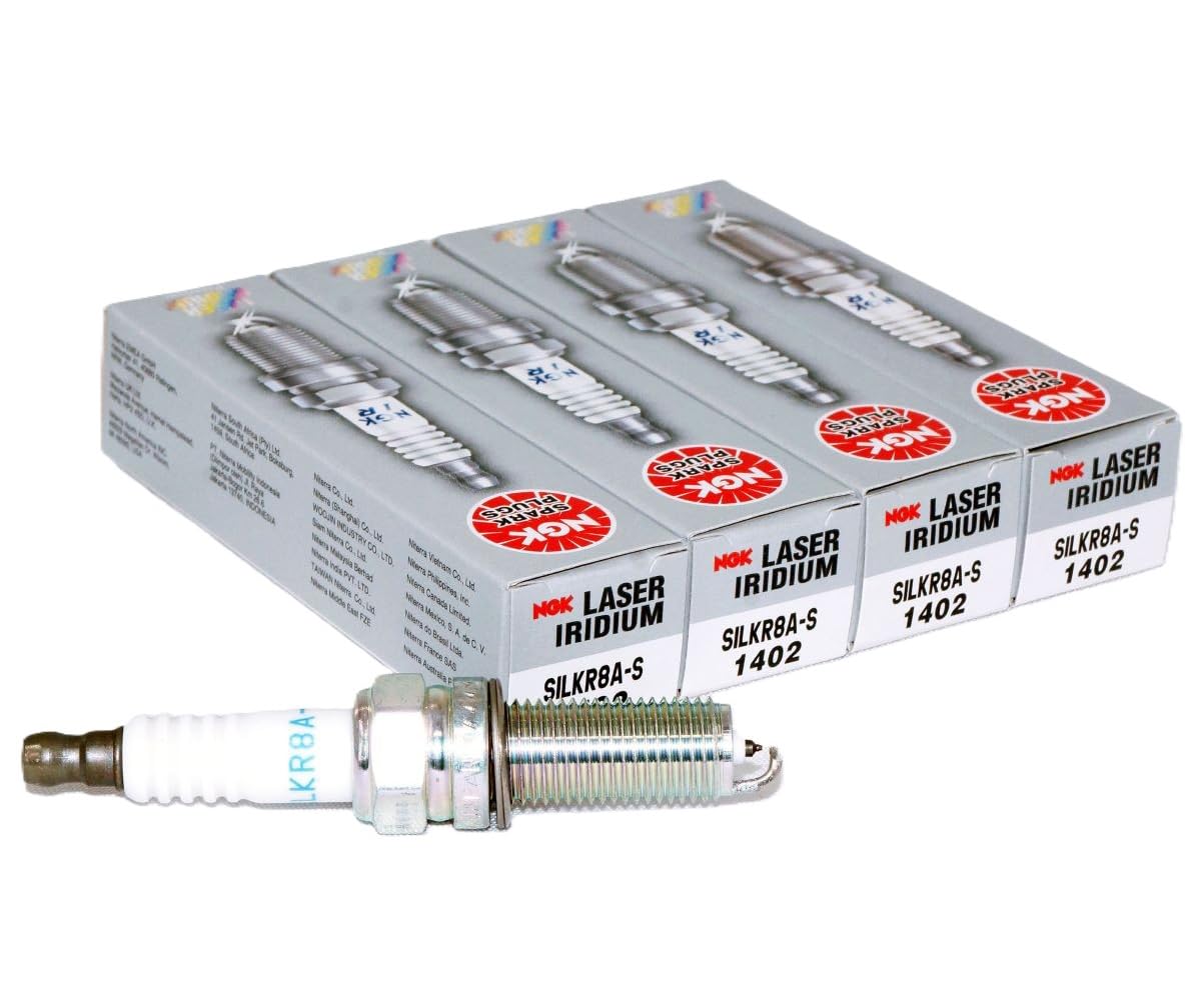 Amazon.com: NGK (1402) SILKR8A-S Spark Plug - Pack of 4 : Automotive
