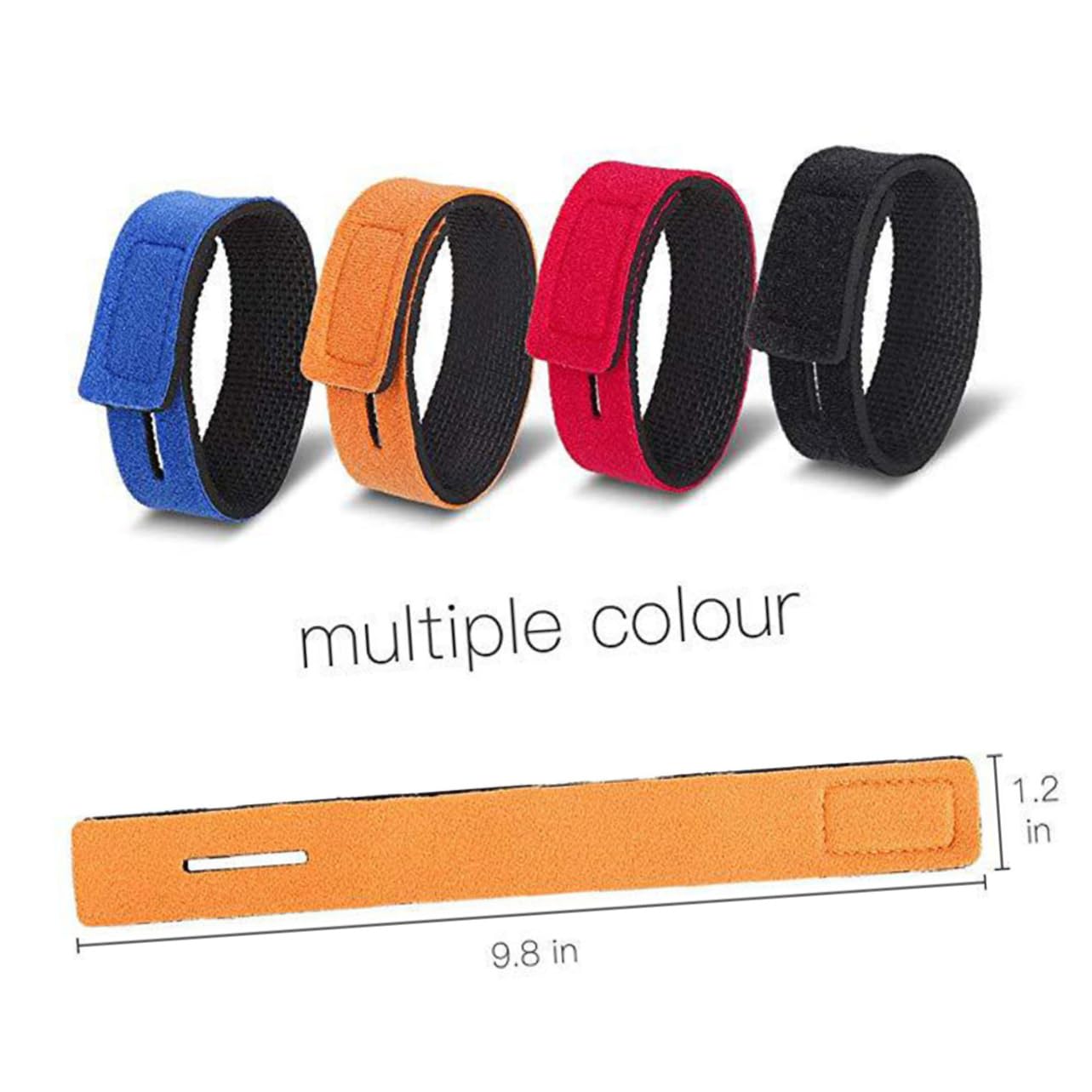 BESPORTBLE 2sets Fishing Rod Sleeves Hook and Loop Pasted Wrapping Bands Rod Ties for Boat Strong Elastic 8pcs*2