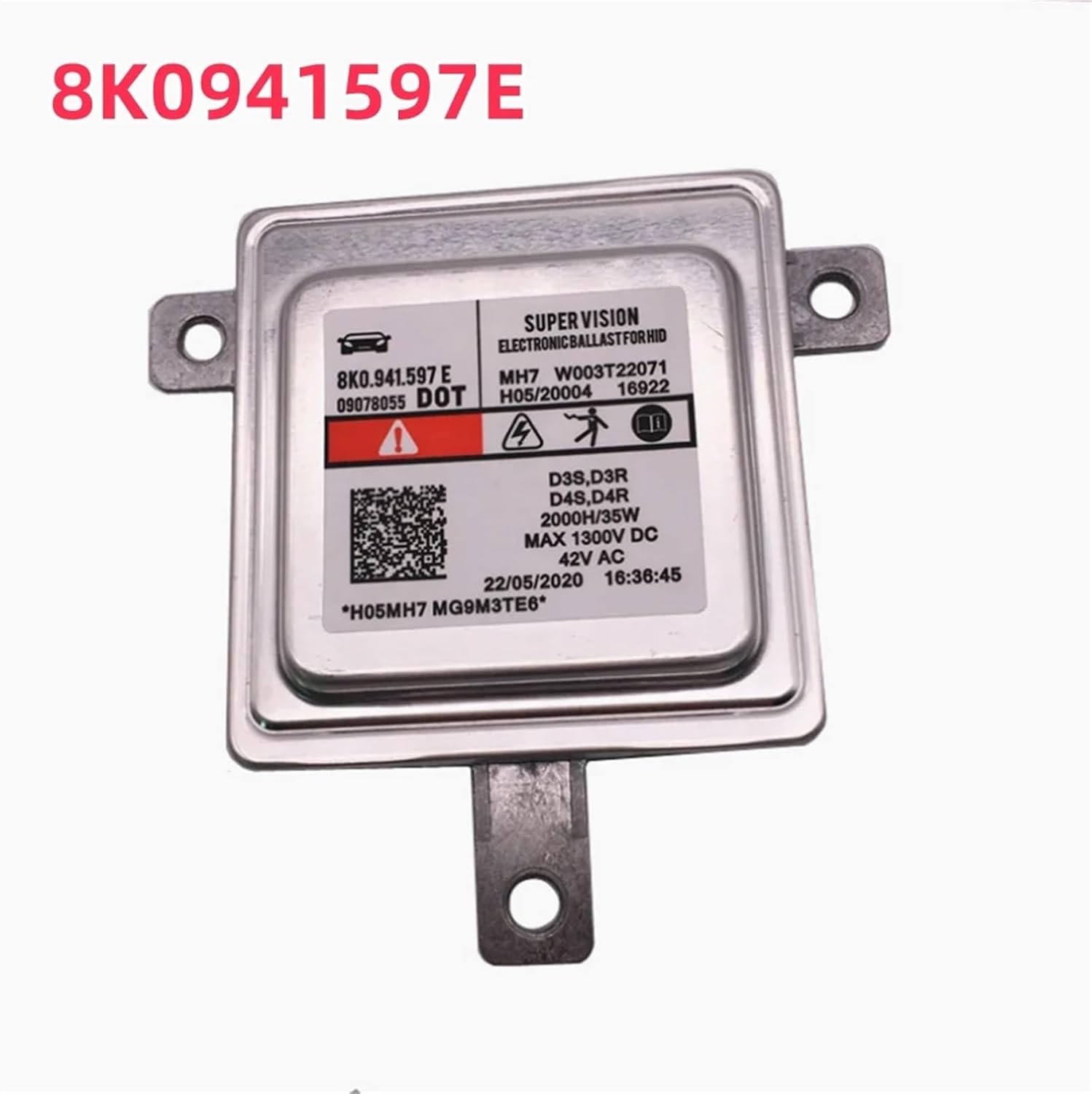 8K0941597E OEM Headlight 8K0 941 597E D3S D3R D4S D4R Ballast W003T22071 1Pcs(A)