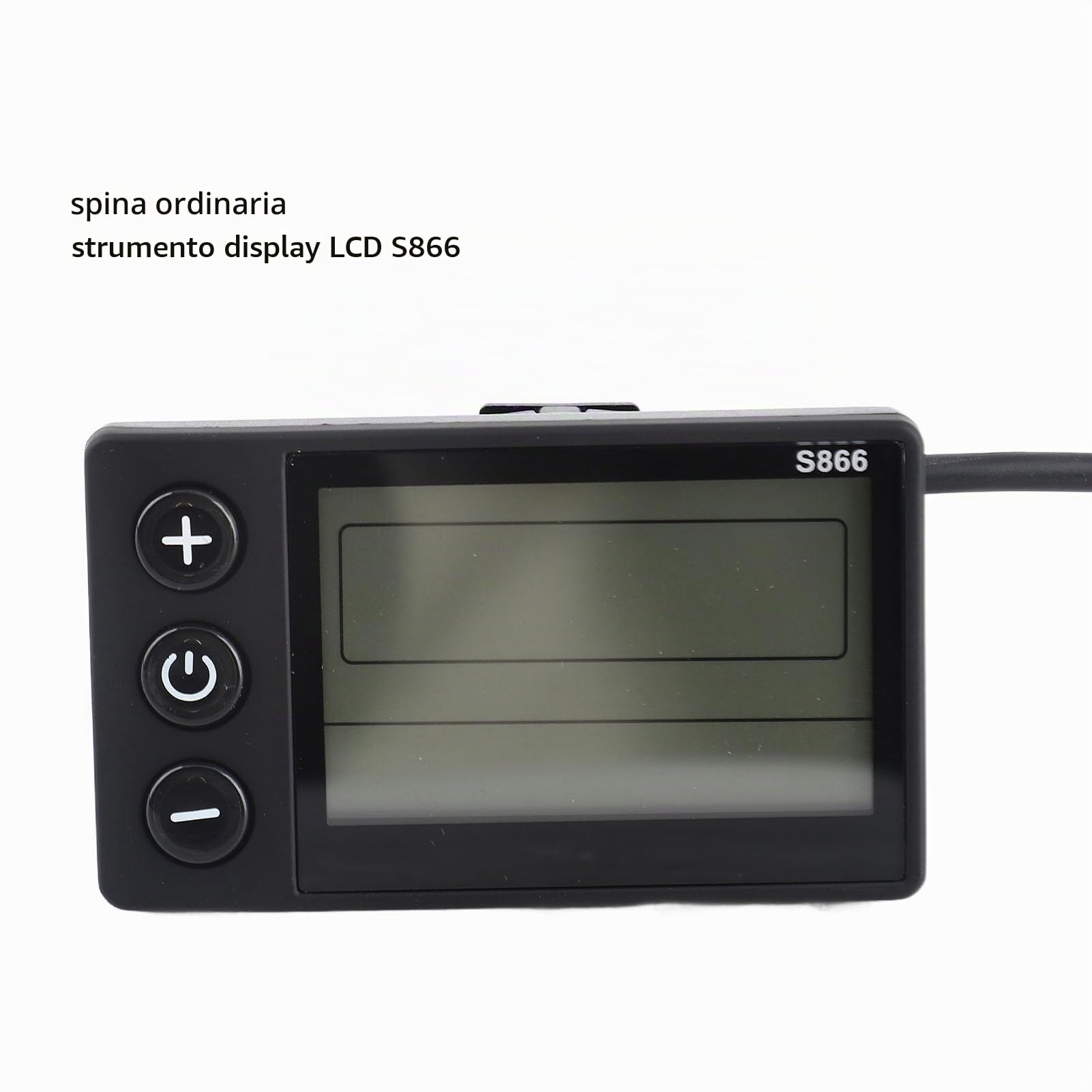 Display LCD per Bici Elettrica S866, 36V 48V, per Scooter, con Spina SM