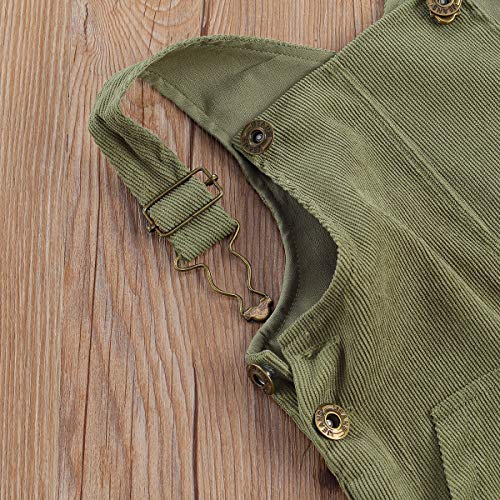 YOKJZJD Newborn Infant Baby Boy Girl Fall Winter Suspender Pants Overalls Corduroy Bib Pants Trousers with Pockets4