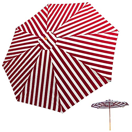 BELLRINO Decor Ersatz-Sonnenschirmüberdachung – Für 2,3 M Schirme Mit 6 Rippen (114-117 Cm), 220D Polyester, UV30+, Nur Baldachin