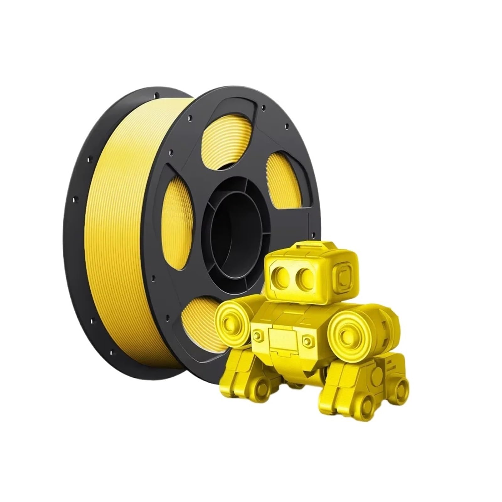 Filamento PLA de alta velocidad de 1,75 mm for impresora 3D (1 kg/rollo)(Yellow 1kg)